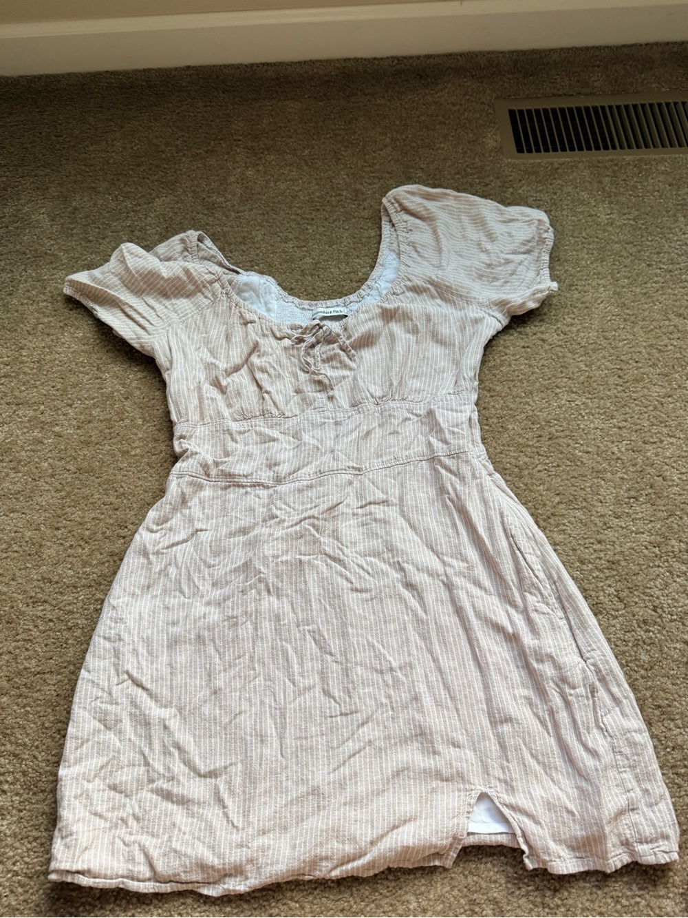 Abercrombie and fitch  Linen-Blend Short dress Sz l